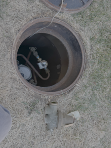 Curtis and Sons Plumbing in Parker Colorado plumbing demonstration work outside